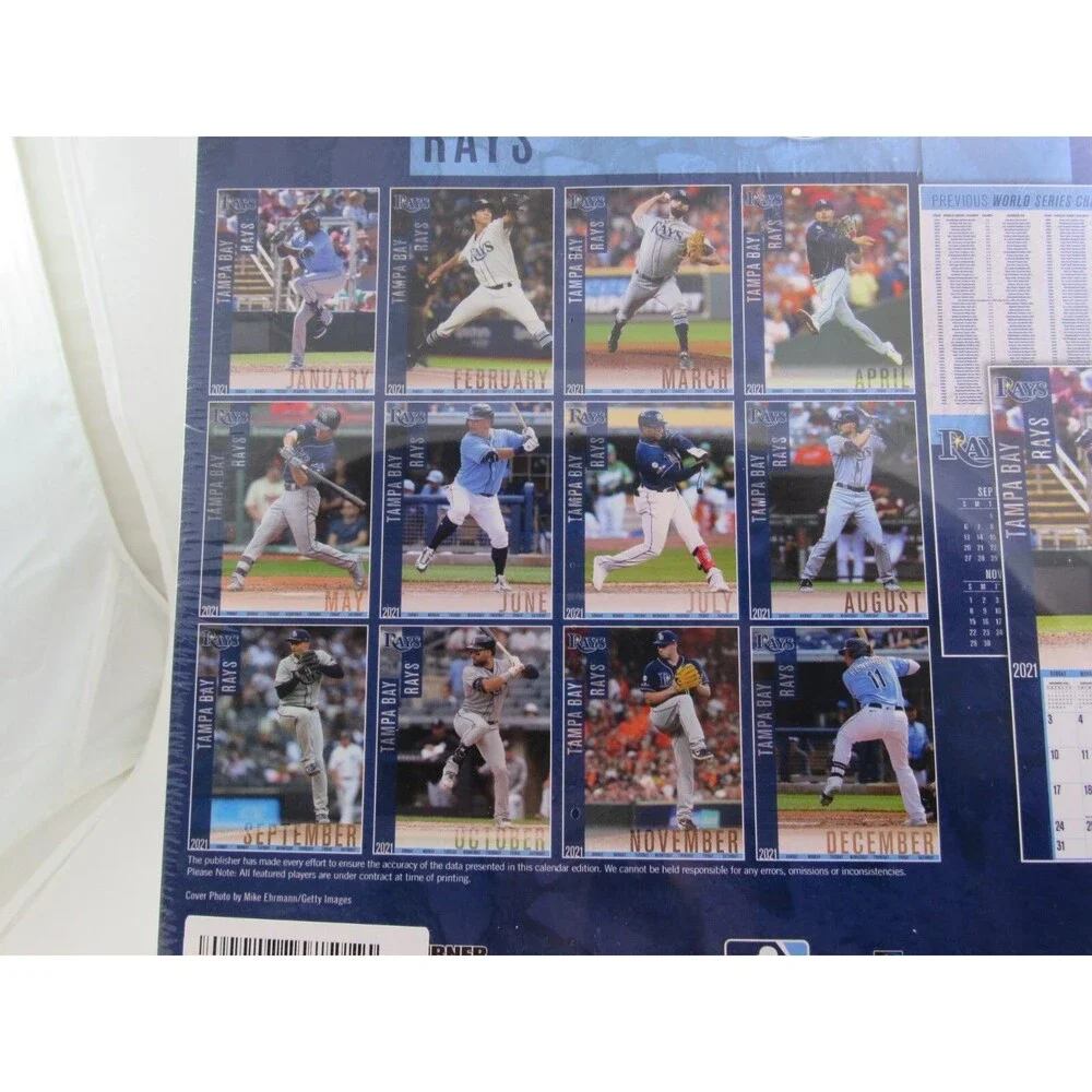 Tampa Bay Rays 2021 Calendar Calendar – Wall Calendar, September 15, 2020